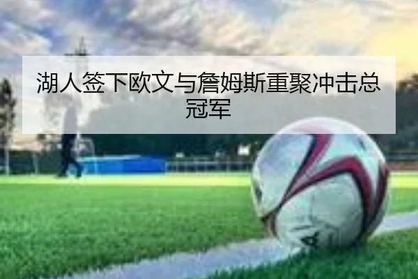 湖人签下欧文与詹姆斯重聚冲击总冠军